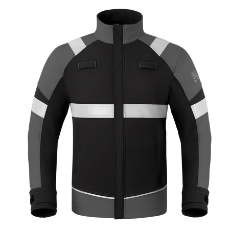 Havep 50384 Softshell charcoal/rood 6XL