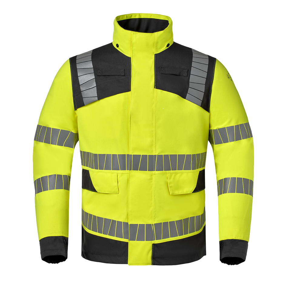 Havep 50454 Parka fluo geel/navy S