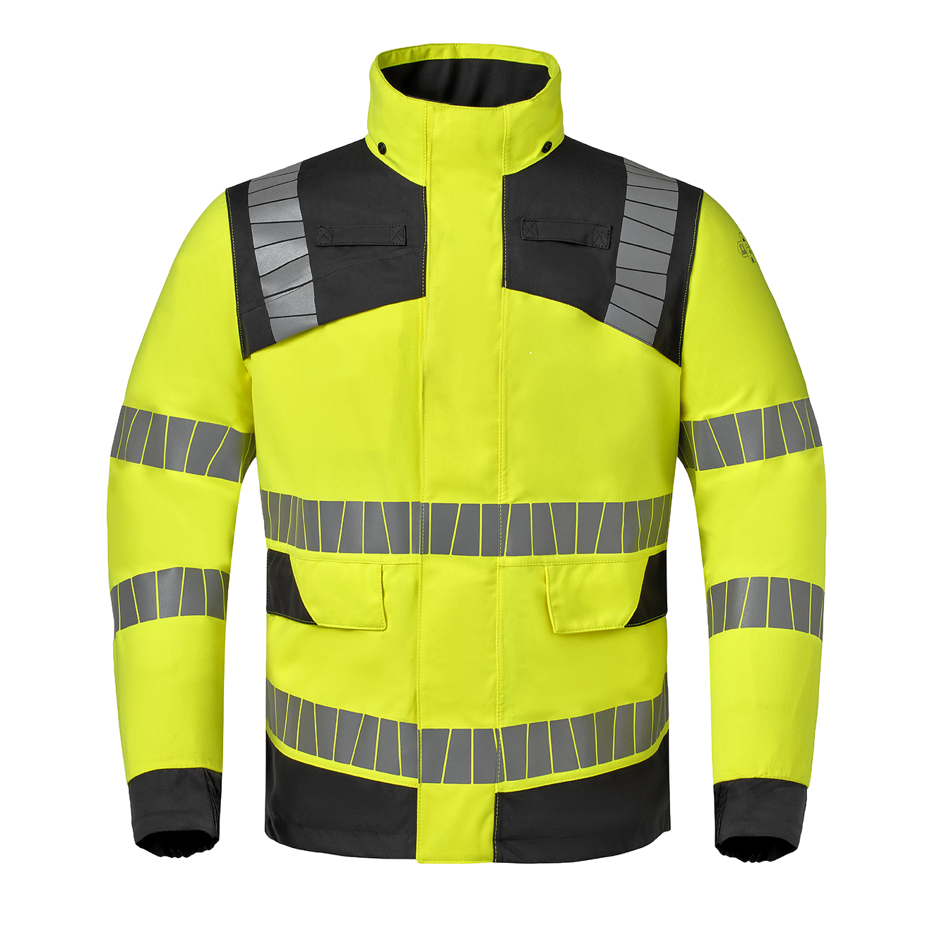 Havep 50454 Parka fluo geel/navy S