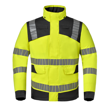 Havep 50454 Parka fluo geel/charcoal 4XL
