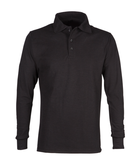 Havep 77020 Polo FR l.mouw zwart, 4XL