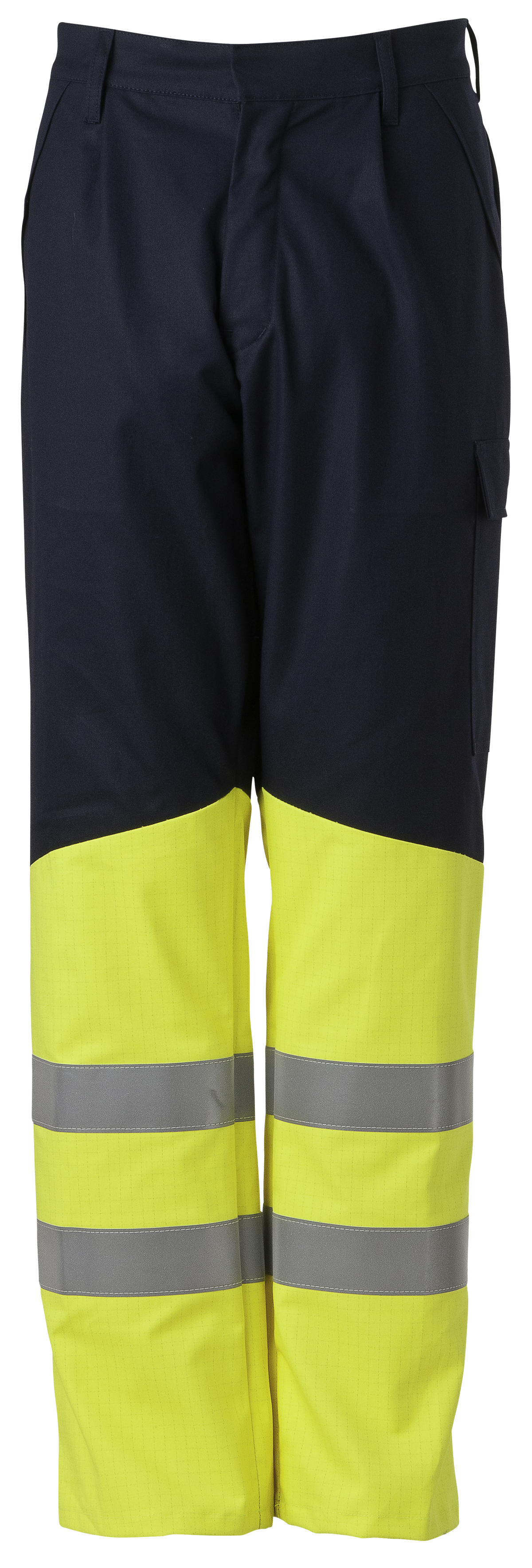 Havep 80008 Werkbroek navy/fl. geel, 44