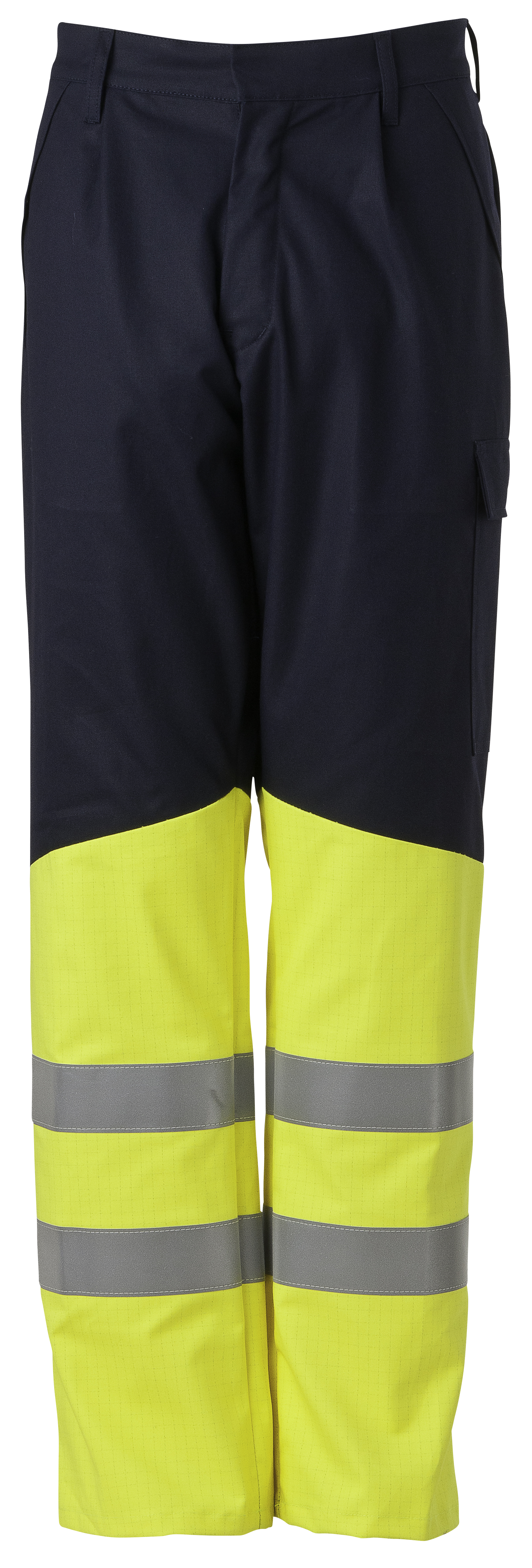 Havep 80008 Werkbroek navy/fl. geel, 47