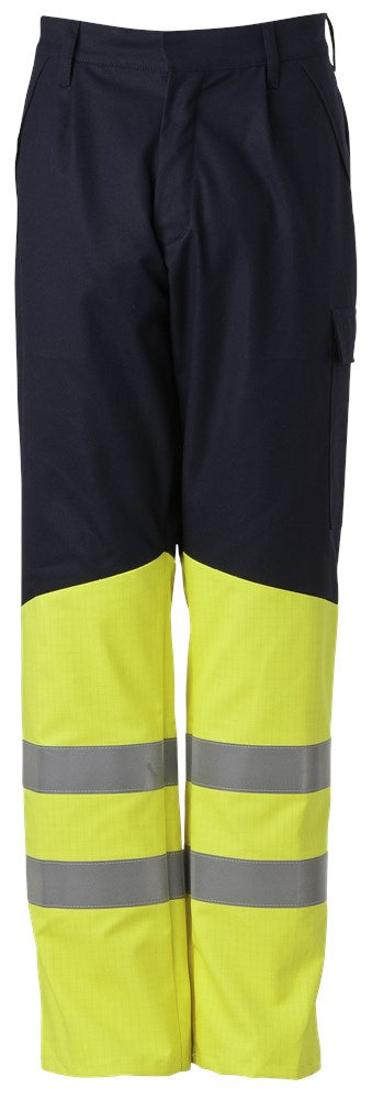Havep 80012 Werkbroek navy/fluo geel, 52
