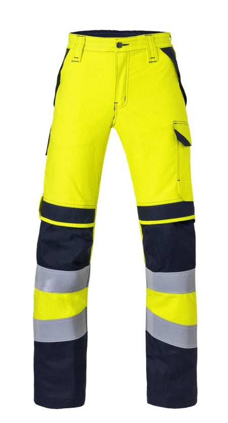 Havep 80308 Werkbroek fluo geel/mar. 55