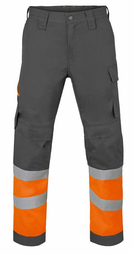 Havep 80573 Werkbroek char/fluo oran, 64