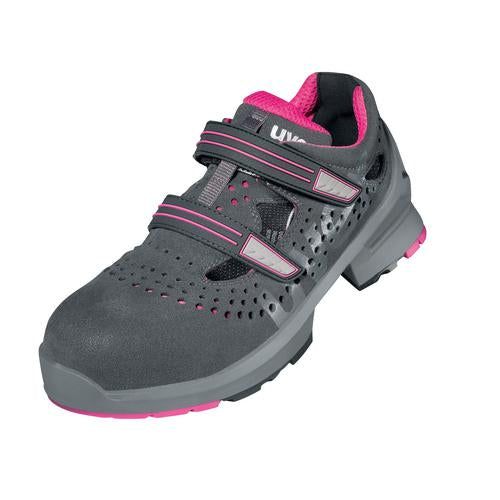 uvex 1 85608 S1 grijs/roze, 35