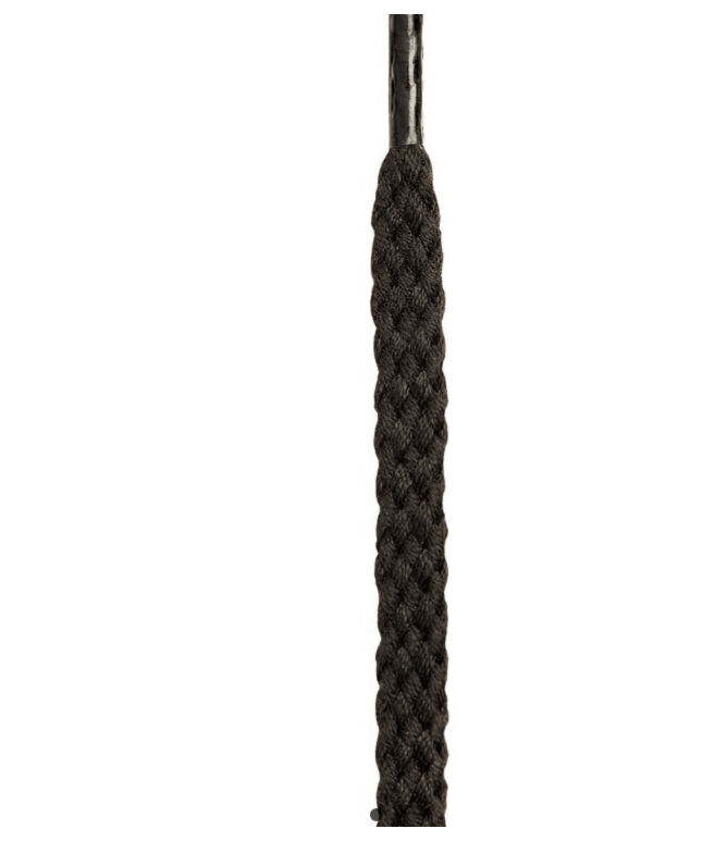 Bata veter rPET zwart rond, lengte 130cm