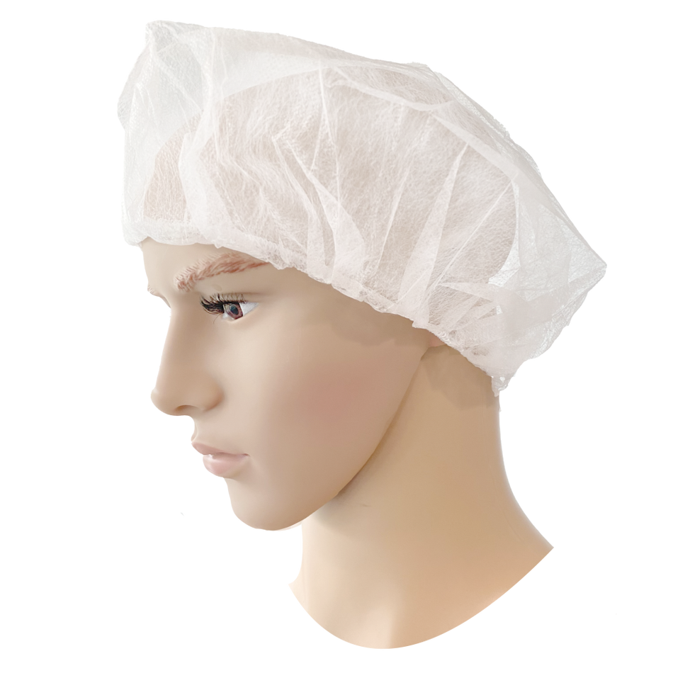 55-301 Disposable Baret PP wit - Duopro.nl