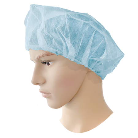 55-305 Disposable Baret PP blauw - Duopro.nl