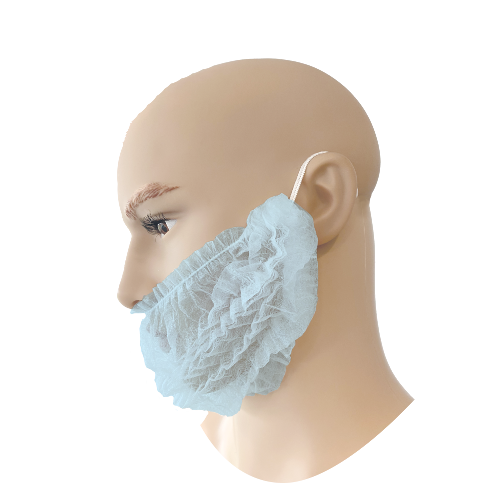 Baardmasker PP Blauw à 100 stuks