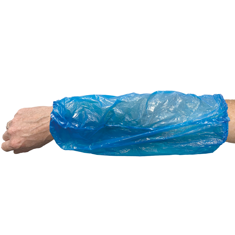 65-115 Disposable Overmouw PE 20mu, blauw - Duopro.nl