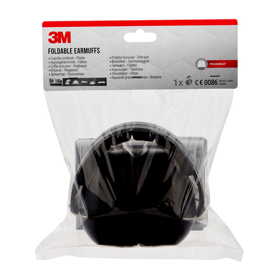 3M Opvouwbare Gehoorkap 90563E SNR 30 dB