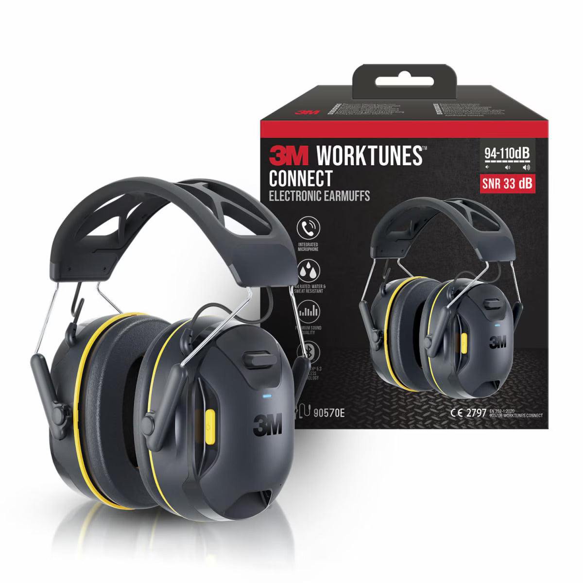 3M Worktunes Connect 90570E-1 BLT oorkap