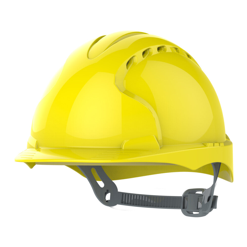 AJF030 EVO2 Helm Mid pinlock geel