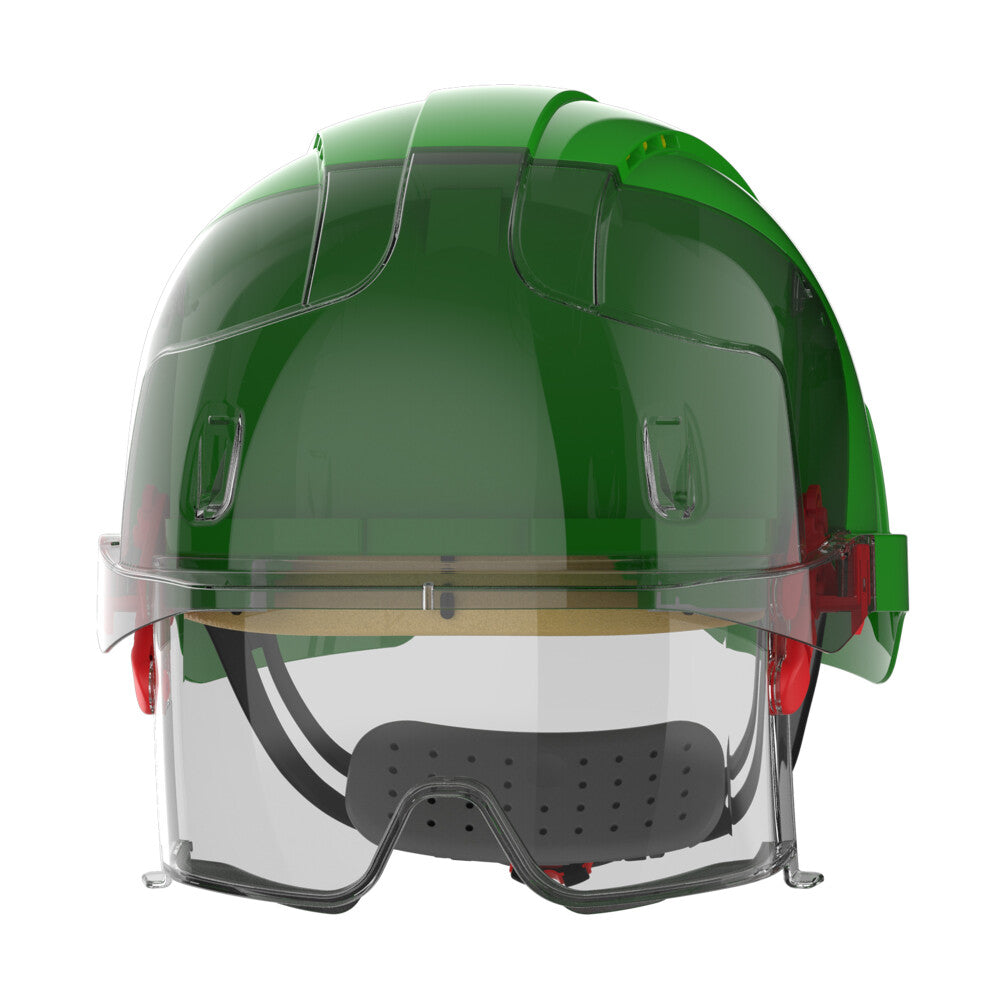 JSP AMB170-006-P00 Helm Groen/Rookgrijs
