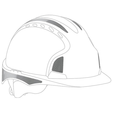 JSP AHV391-002-900 Stickers Zilver