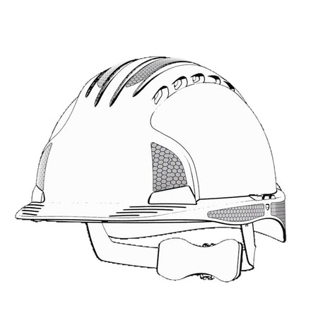 JSP AHV444-002-900 Stickers Zilver