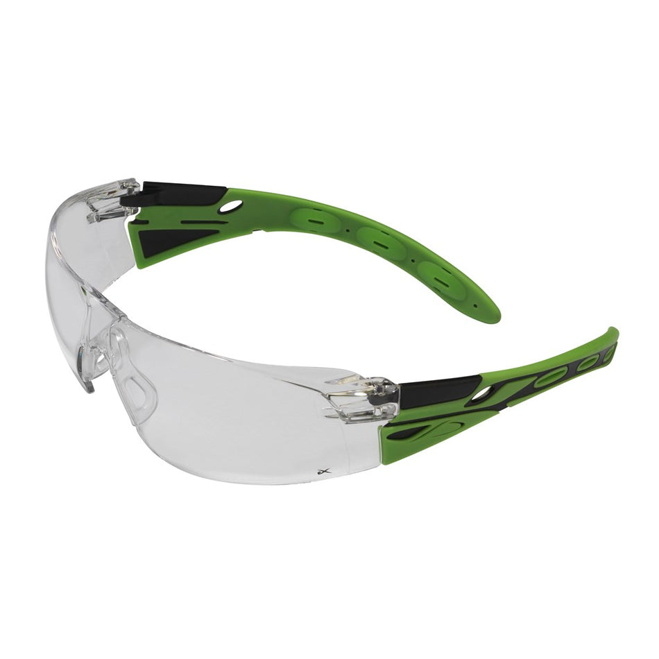 JSP 1EIGGREEN23CKN Bril Zwart/Groen/Clea