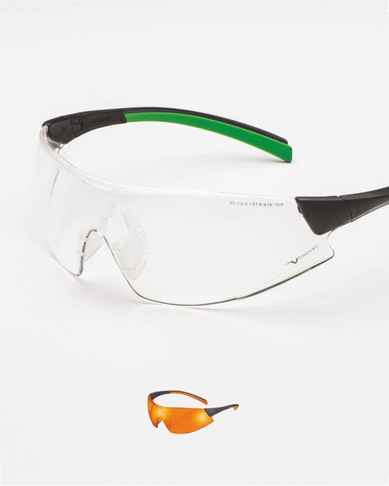 Univet v.bril 546.03.45.00 zwart/groen