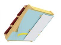 AIR - 400 Luchtdichte tape Papier geel (Air - seal) INDOOR - Duopro.nl