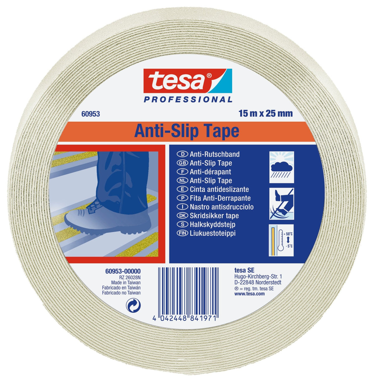 tesa® Professional 60953 tesa® 60953 Professionele antisliptape (fluorescerend) - Duopro.nl