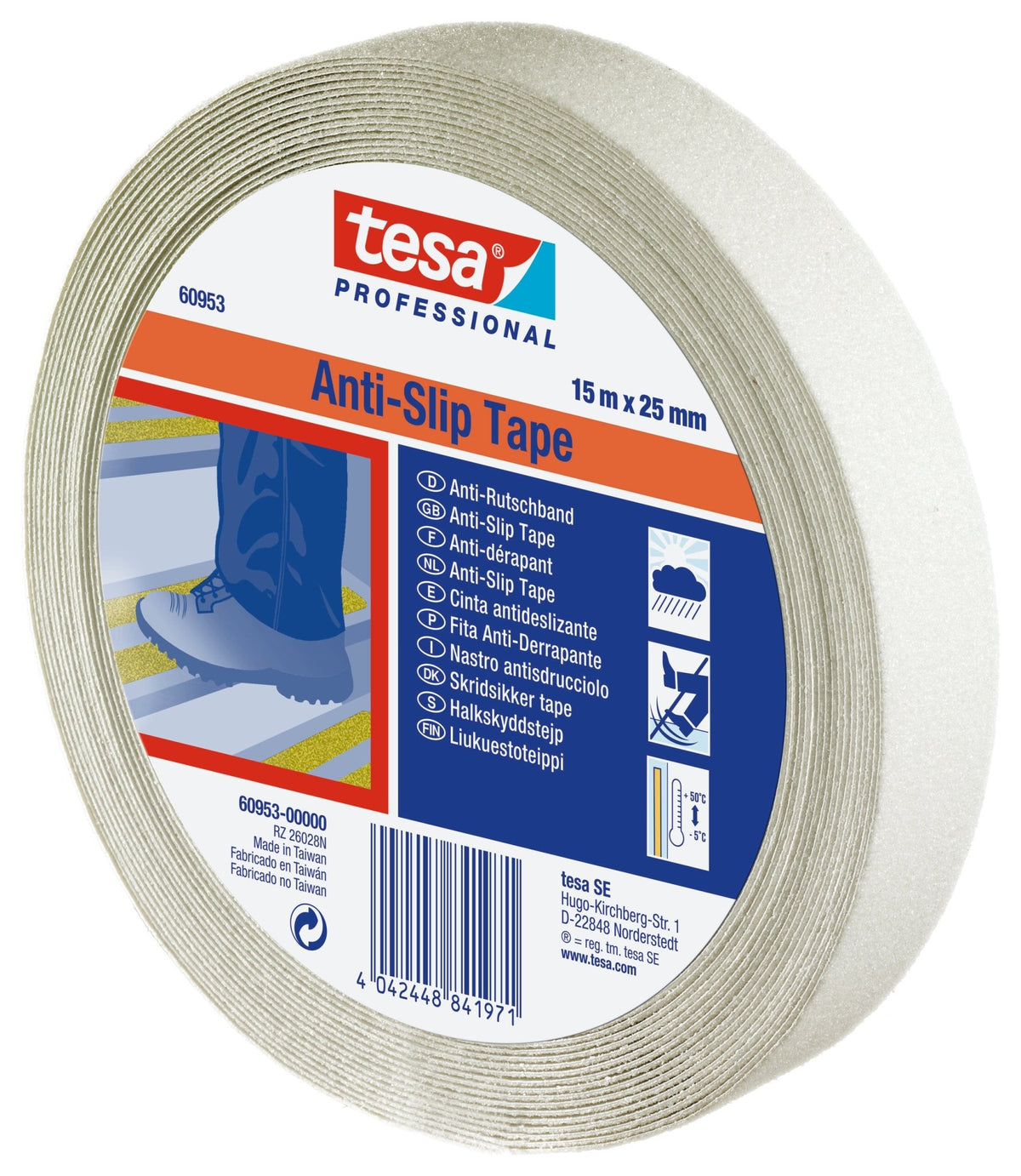 tesa® Professional 60953 tesa® 60953 Professionele antisliptape (fluorescerend) - Duopro.nl