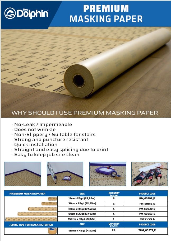 Premium Maskeerpapier (alternatief stucloper light) - Duopro.nl